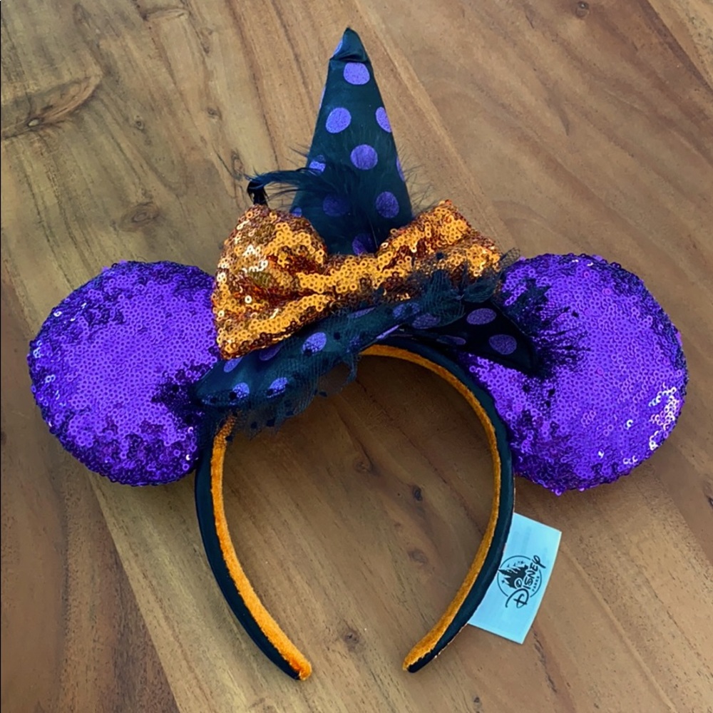 Disney Minnie/Mickey Halloween Ears Headband